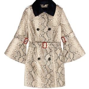 Banana republic X Olivia Palermo leather coat